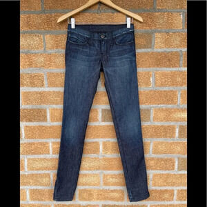 KSubi Supper Skinny ZIP Jeans Dark Indigo wash 24